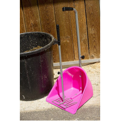 Paletta + rastrello per letame Hippotonic Rosa