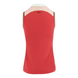 Polo da donna Equithème Smoff senza maniche Fucsia Rosa Polo da donna Equithème Smoff senza maniche Fucsia Rosa