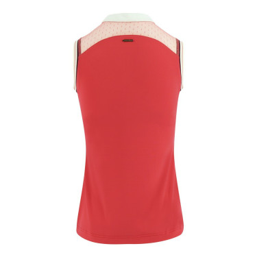Polo da donna Equithème Smoff senza maniche Fucsia Rosa Polo da donna Equithème Smoff senza maniche Fucsia Rosa