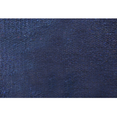 Tappeto Westride Navajo cotone/acrilico tinta unita Blu navy