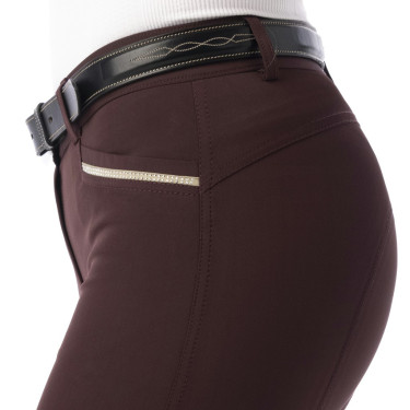 Pantaloni Equitheme Gizel Rosso scuro Pantaloni Equitheme Gizel Rosso scuro