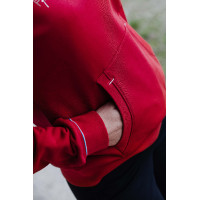 Felpa con cappuccio Equithème Britney Ciliegia Rosso Felpa con cappuccio Equithème Britney Ciliegia Rosso