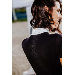 Polo Equithème Lerma maniche corte Nero