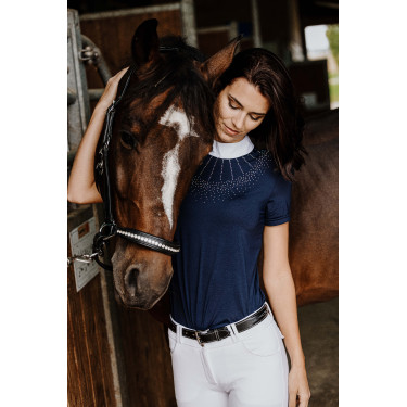 Polo Equithème London maniche corte Blu navy Polo Equithème London maniche corte Blu navy