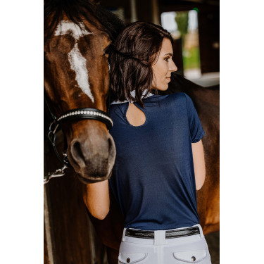 Polo Equithème London maniche corte Blu navy Polo Equithème London maniche corte Blu navy