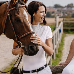 Polo Equithème Vilamoura maniche corte