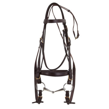 Bridon Excelsior Cavallo da Tiro Avana Marrone