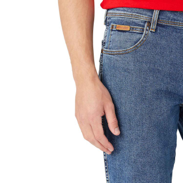 Jeans uomo Wrangler Texas stretch délavato Jeans uomo Wrangler Texas stretch délavato