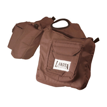 Borsa anteriore imbottita in nylon deluxe Lakota Marrone Borsa anteriore imbottita in nylon deluxe Lakota Marrone