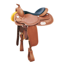 Sella western Pool's Regular Reiner 1010 Cognac Marrone