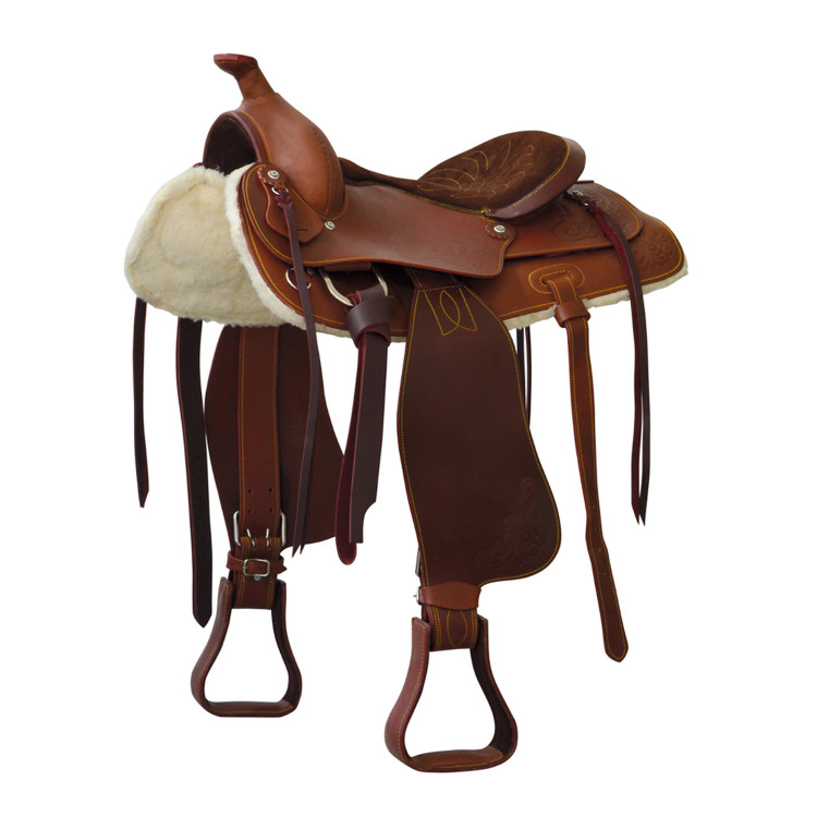 Sella Prime Lakota con seduta in pelle scamosciata Sella Prime Lakota con seduta in pelle scamosciata