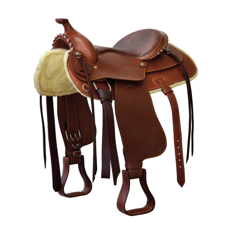 Sella western Prim Lakota in cuoio