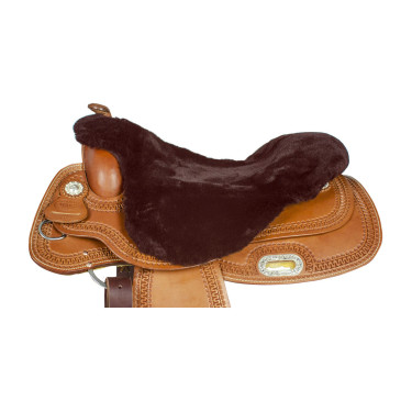 Coprisella western in montone Umbria Equitazione Marrone Coprisella western in montone Umbria Equitazione Marrone
