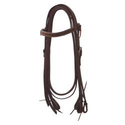 Briglia western Lakota con fiori e redini