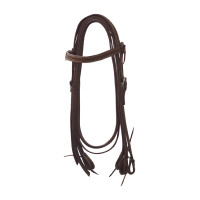 Briglia western Lakota con fiori e redini Marrone