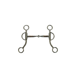 Mors da briglia western Pool's in acciaio inox con inserti in rame
