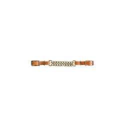 Bracciale in cuoio Lakota con doppia catena Bracciale in cuoio Lakota con doppia catena