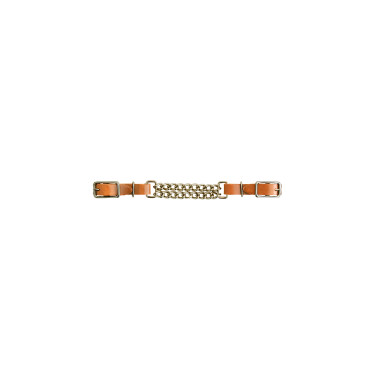 Bracciale in cuoio Lakota con doppia catena Bracciale in cuoio Lakota con doppia catena