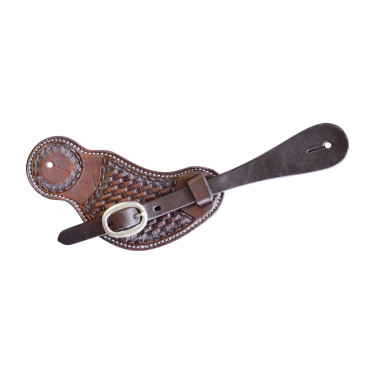 Cinghie per speroni Pool's wide 15-672 Marrone