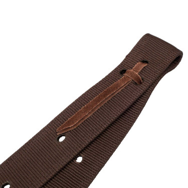 Cinghia corta in nylon Sanglon Lakota Off-billet per sella western Marrone