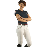 Pantaloni France Collection donna Flags & Cup Bianco
