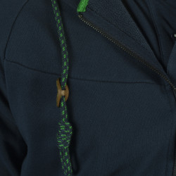 Felpa con zip da uomo Mako Flags & Cup Blu navy