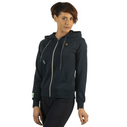 Felpa da donna con zip Naousa Flags & Cup
