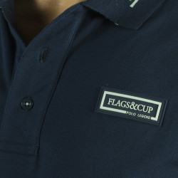 Herenpolo Veliko Flags & Cup Blu navy