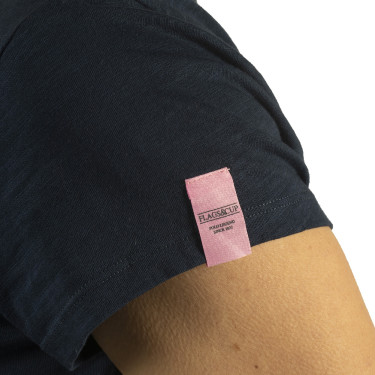 T-shirt donna Lamia Flags & Cup Blu navy