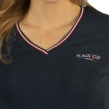 T-shirt donna France Collection Flags & Cup T-shirt donna France Collection Flags & Cup