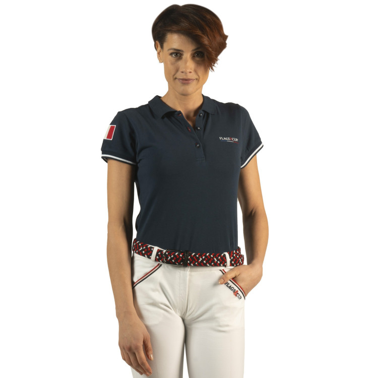 Polo donna France Collection Flags & Cup