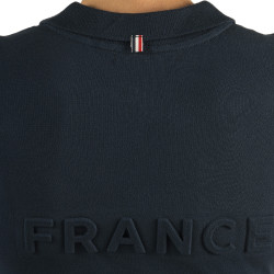 Damen-Poloshirt France Collection Flags & Cup Blu navy