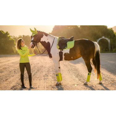 Tappetino LeMieux Suede Dressage Square Kiwi Kaki Tappetino LeMieux Suede Dressage Square Kiwi Kaki