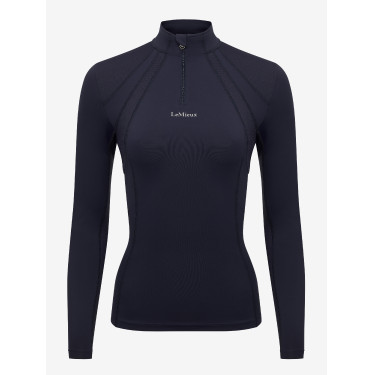 Maglia intima a rete maniche lunghe LeMieux Mia Blu navy