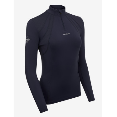 Maglia intima a rete maniche lunghe LeMieux Mia Blu navy