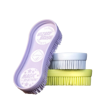 Trio di spazzole LeMieux Wizard Brush Kiwi Kaki