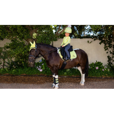 Sottosella Mini LeMieux Suede Jump Square Kiwi Kaki