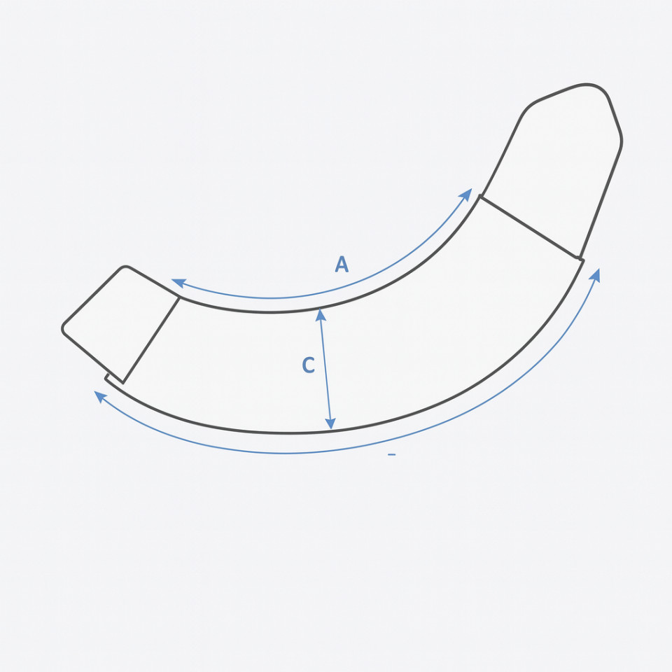 Illustrazione della guida alle taglie per Campanelle per cavallo Kingsland