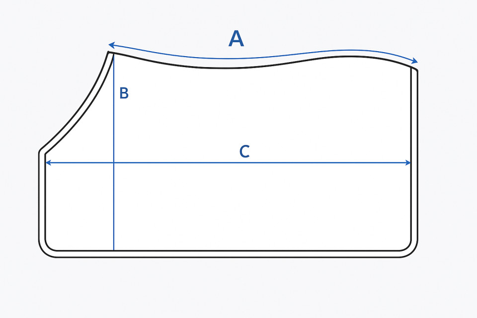 Illustrazione della guida alle taglie per Coperta per pony Kingsland