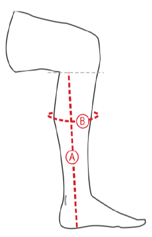Illustrazione della guida alle taglie per Stivali e stivaletti da equitazione Horze