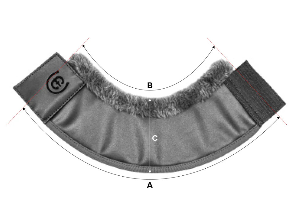 Illustrazione della guida alle taglie per Campanelle per cavallo Equestrian Stockholm